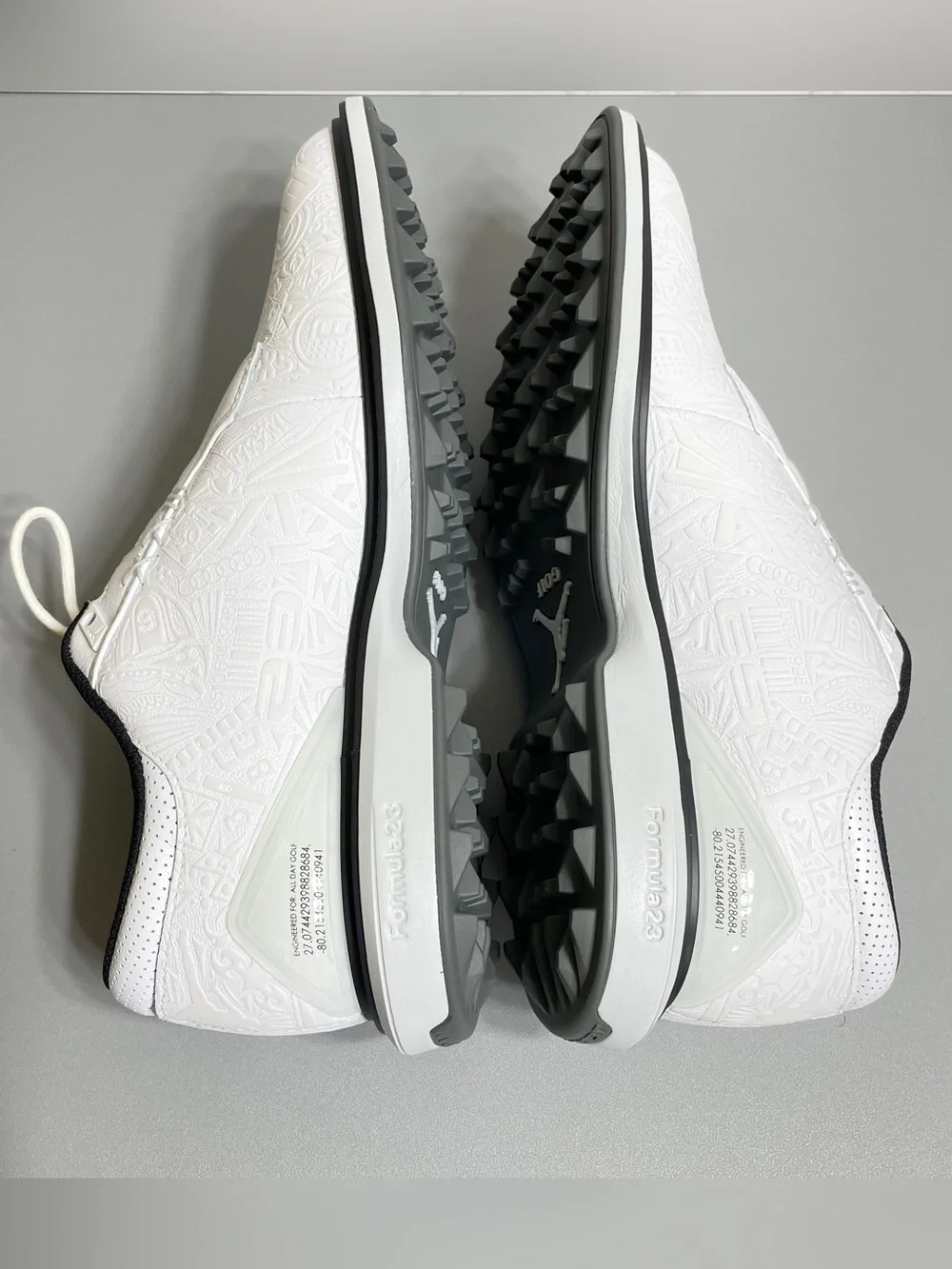 Nike Air Jordan ADG 5 White Platinum Golf Shoes Men's Size 9.5 FQ6642 102